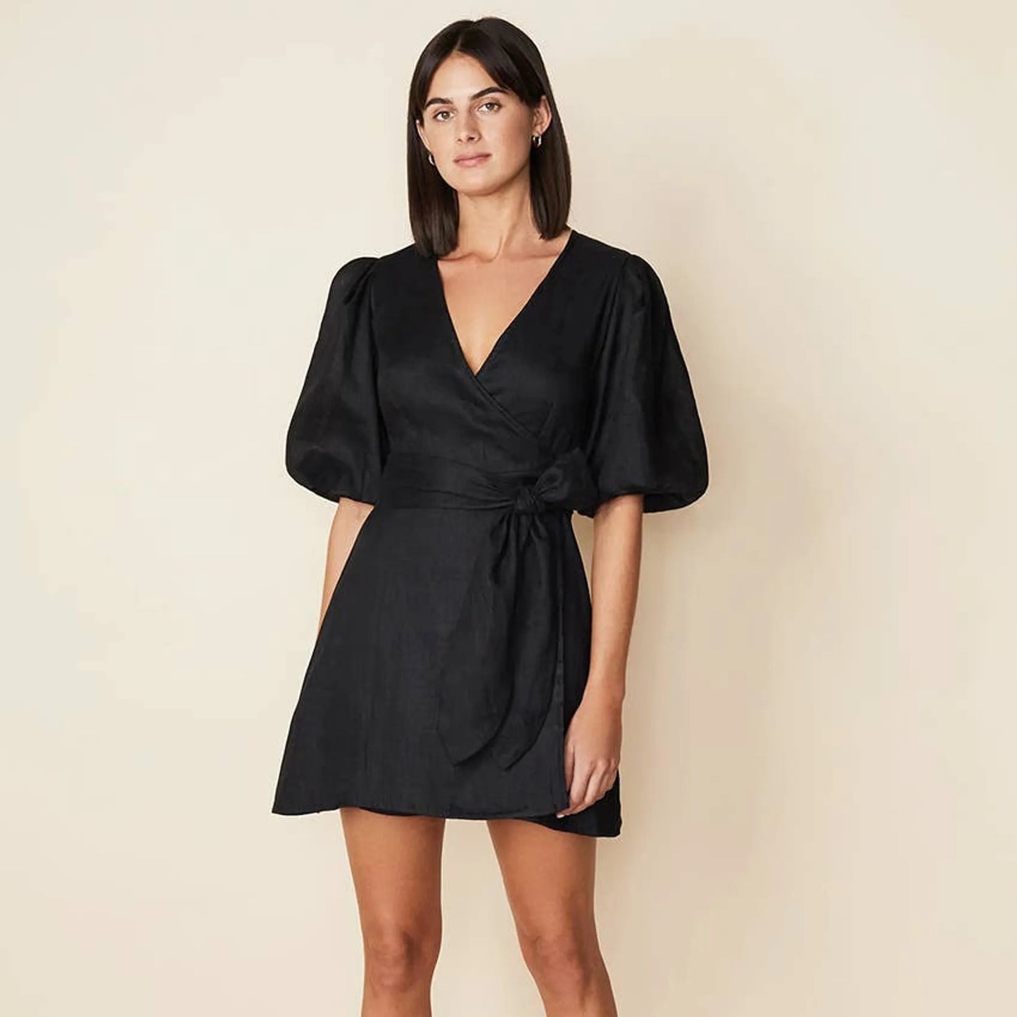 100% Linen Dress Own Design Style 50