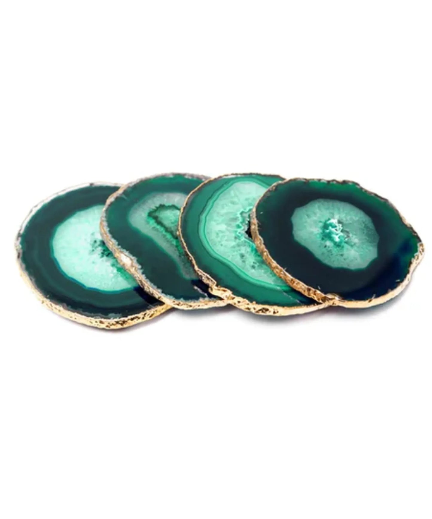 Agate Coaster Set