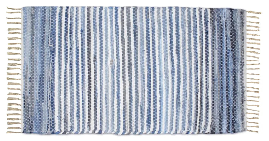 100% Cotton Rag Chindi Rug - Hand Woven & Reversible (More colors)