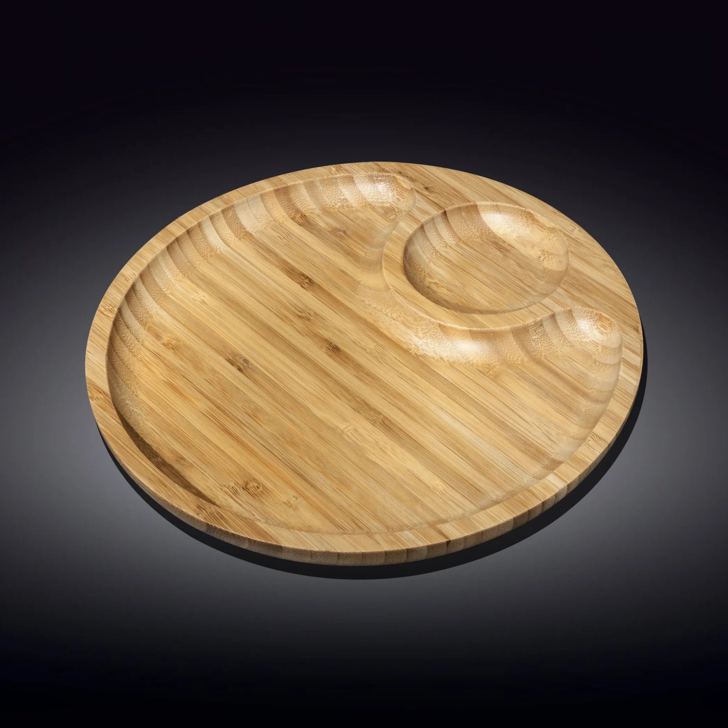 [ Set of 6 ] 2 SECTION PLATTER 10" | 25 CM