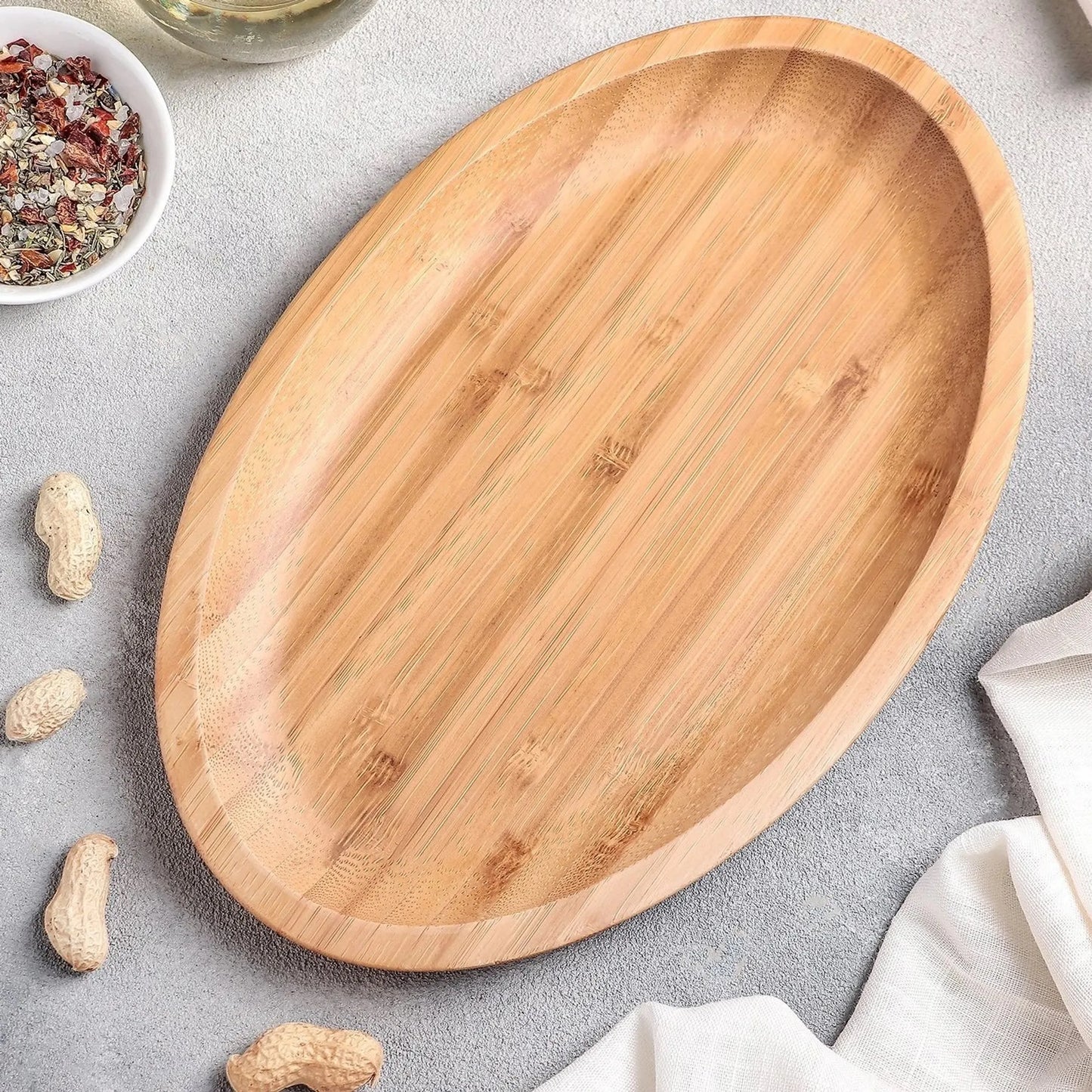 [ Set of 3 ] OVAL PLATTER 17" X 12.5" | 43 CM X 31.5 CM